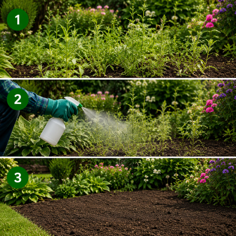 Remove weeds in 3 simple steps