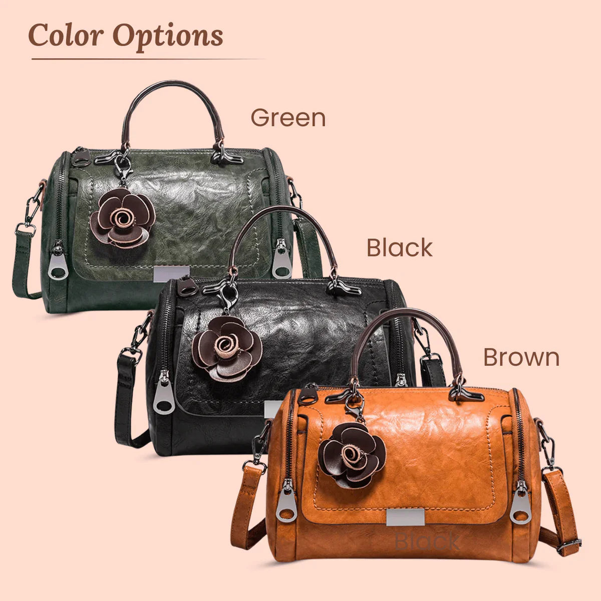 Veronica’s Floral Accent | Handbag