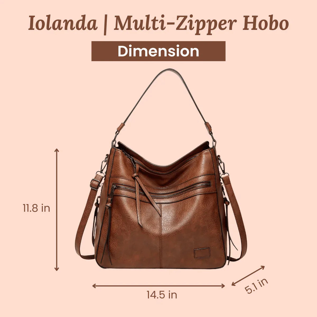 Serena’s Zip Carry | Shoulder Bag