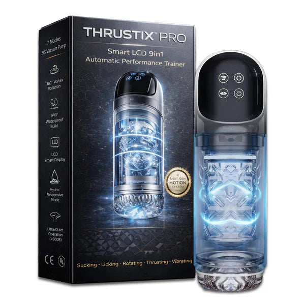 2026 THRUSTIX™ PRO – Last Longer & Stay Harder. 9in1 Automatic LCD Performance Trainer.