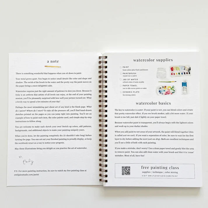watercolor workbook