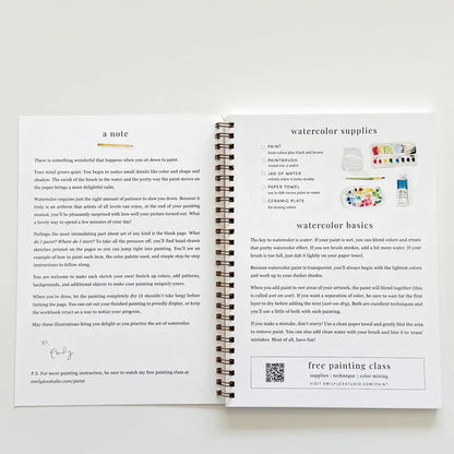 watercolor workbook